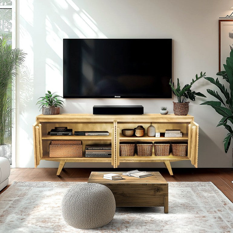 Harmony TV Stand with Storage for TVs up to 80" - www.Shopthatapp.com