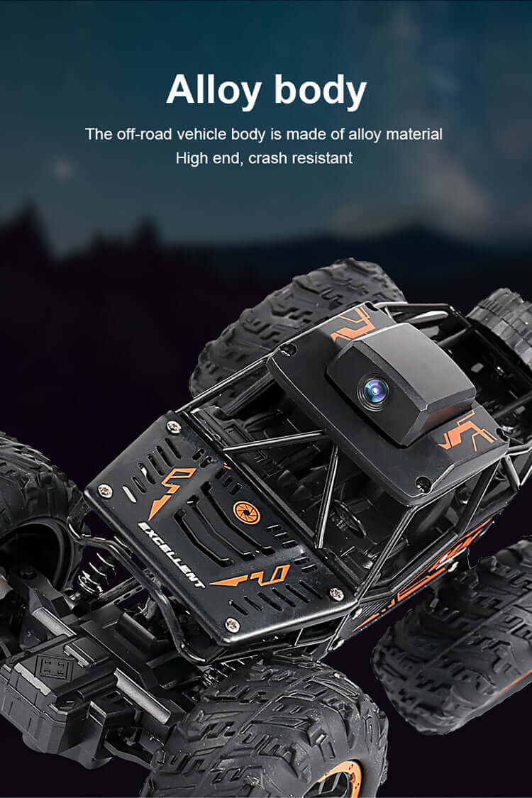 1:18 RC Car with 720P HD Camera - WiFi FPV Climbing SUV Toy | KidsToyLover - www.Shopthatapp.com