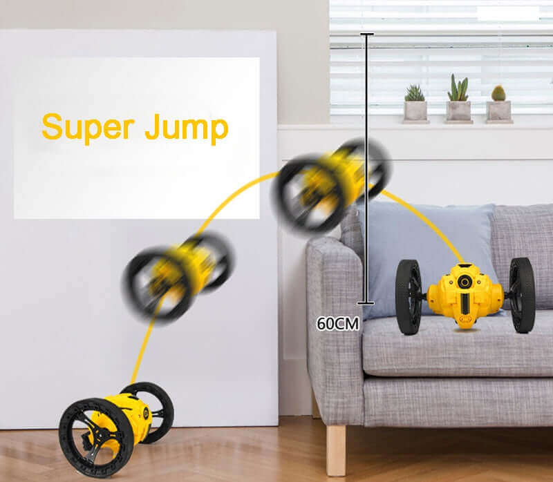WiFi RC Bounce Car with HD Camera - 2.4GHz Jumping Sumo | KidsToyLover - www.Shopthatapp.com