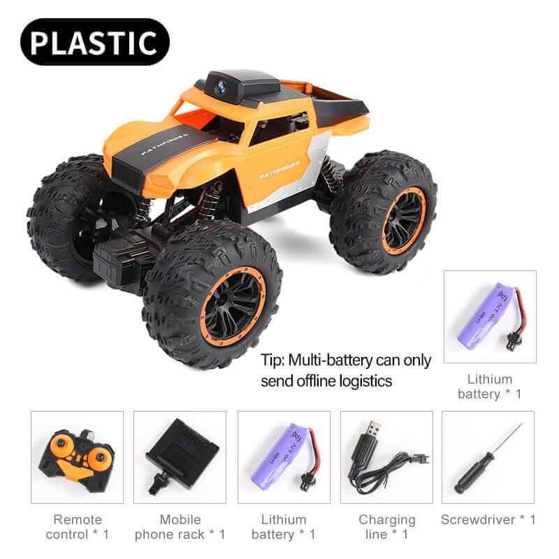 1:18 RC Car with 720P HD Camera - WiFi FPV Climbing SUV Toy | KidsToyLover - www.Shopthatapp.com