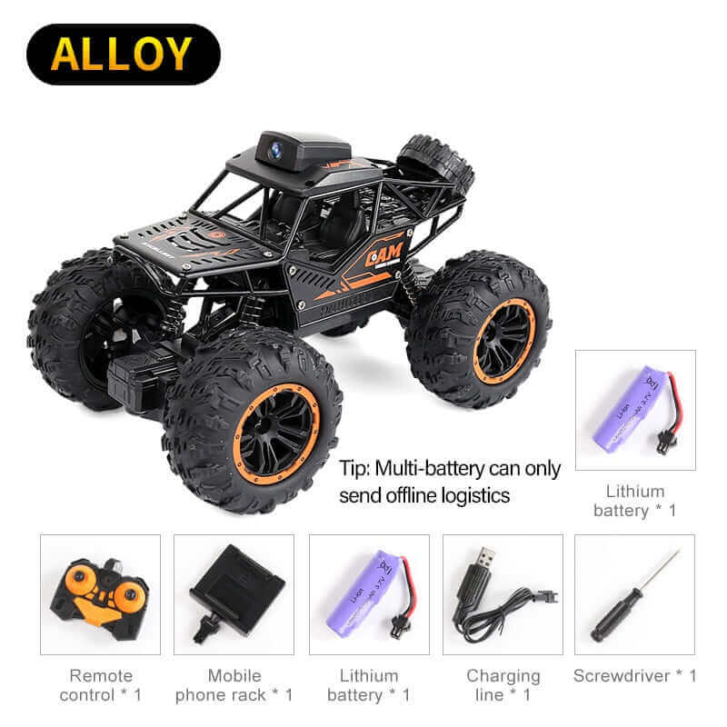 1:18 RC Car with 720P HD Camera - WiFi FPV Climbing SUV Toy | KidsToyLover - www.Shopthatapp.com