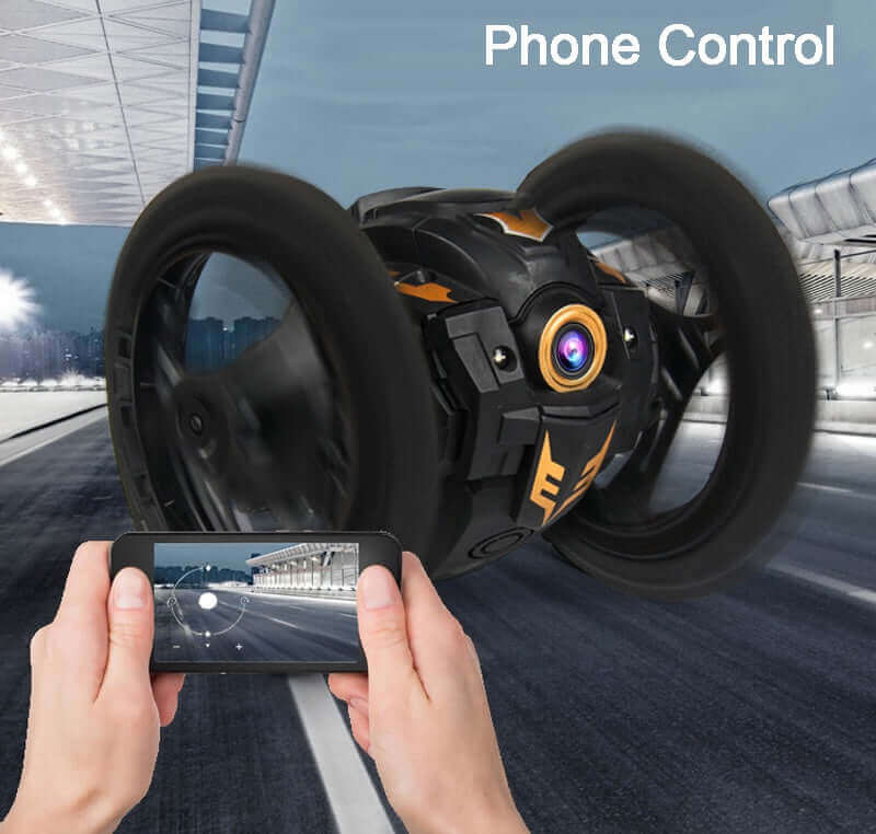 WiFi RC Bounce Car with HD Camera - 2.4GHz Jumping Sumo | KidsToyLover - www.Shopthatapp.com