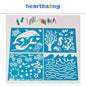 HearthSong's  ChalkScapes Under-the-Sea Sidewalk Stencils & Chalk - Www.Shopthatapp.com