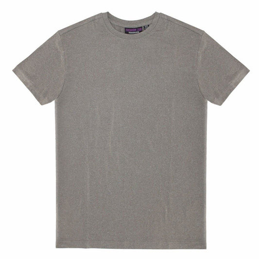 Heather Grey Better Basics Ultra-Soft Crewneck Short Sleeve T-Shirt by Fashion Hub - www.Shopthatapp.com