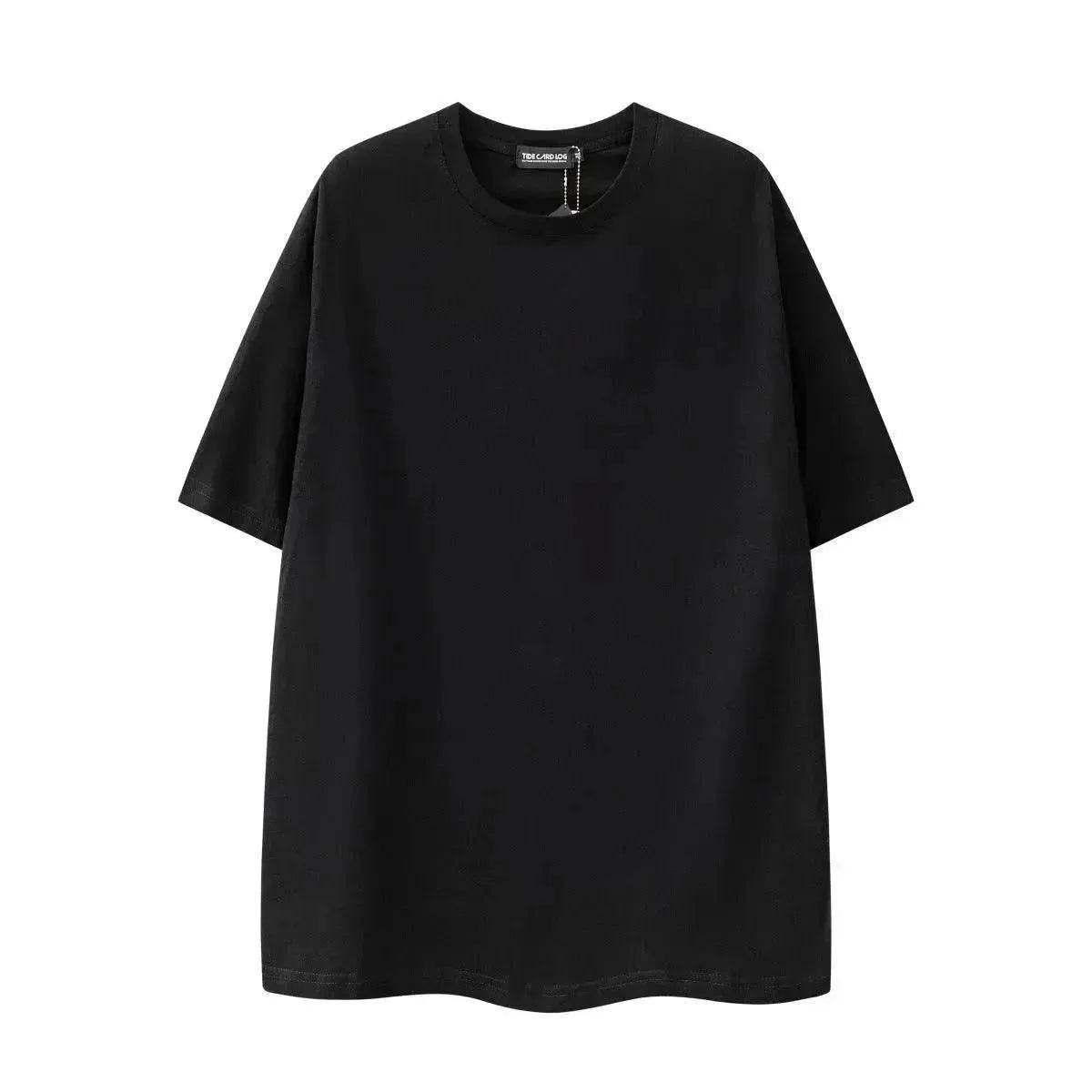 Heavy Men's Cotton Brand High Street Short Sleeve Loose T-shirt - www.Shopthatapp.com #