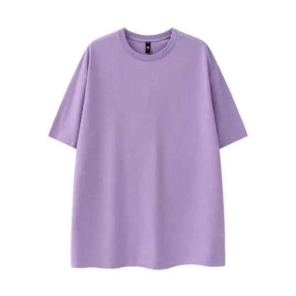 Heavy Men's Cotton Brand High Street Short Sleeve Loose T-shirt - www.Shopthatapp.com #