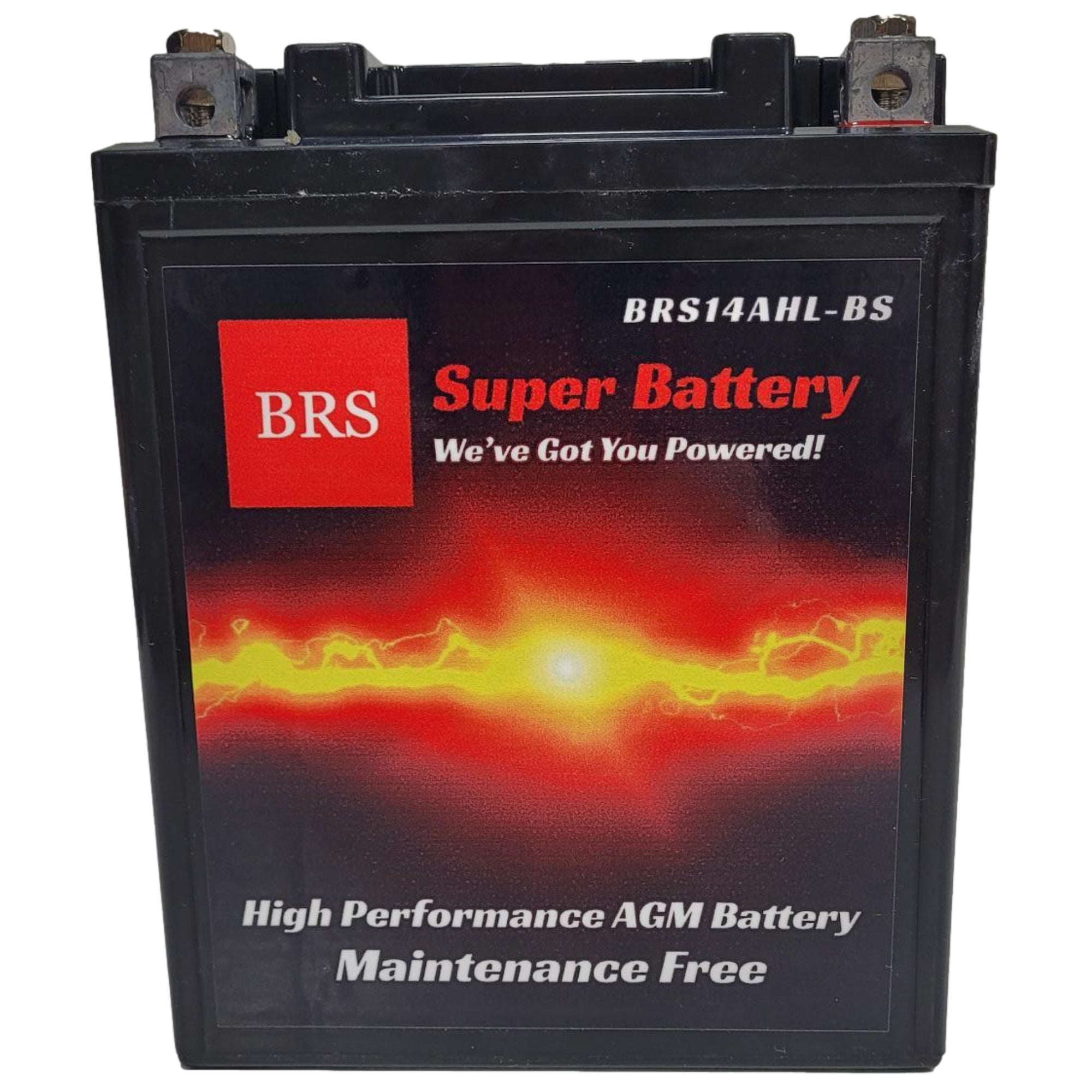 High Performance BRS14AHL-BS 12v Sealed AGM PowerSport 2 Year Warranty - www.Shopthatapp.com #