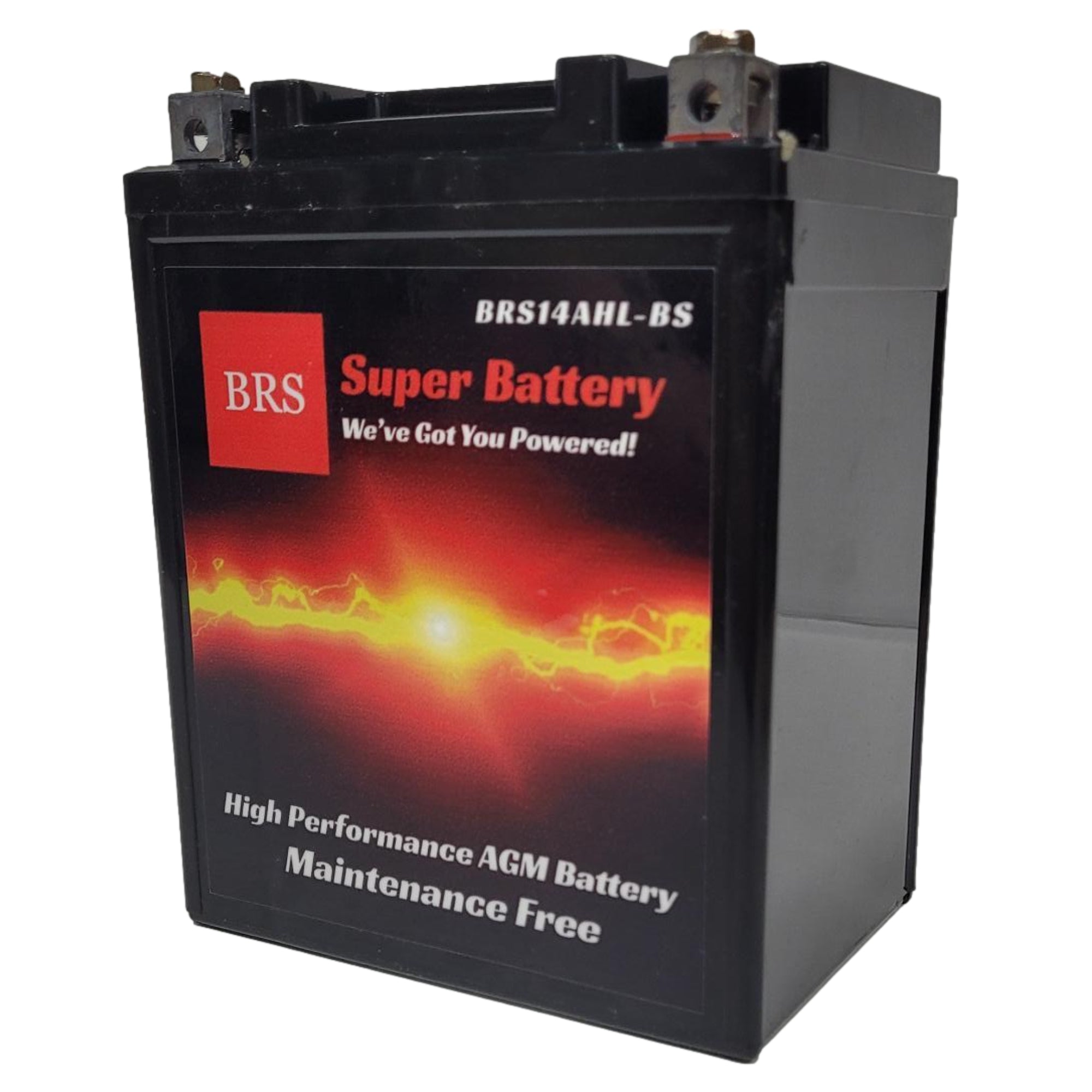 High Performance BRS14AHL-BS 12v Sealed AGM PowerSport 2 Year Warranty - www.Shopthatapp.com #