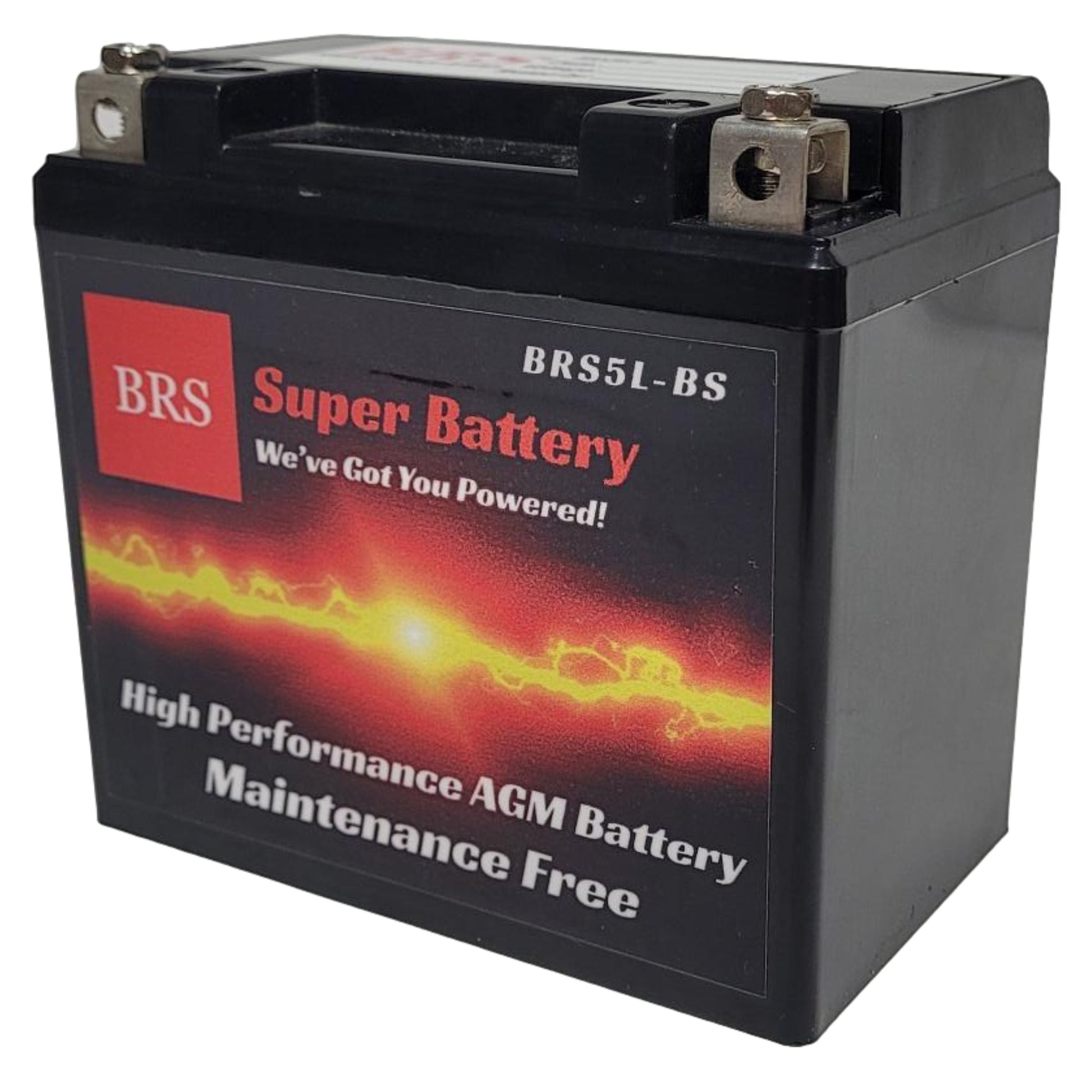 High Performance BRS5L-BS BS 2 Year Warranty & Smart Charger / Maintainer Combo Bundle Kit 12v Sealed AGM PowerSports Battery - www.Shopthatapp.com #