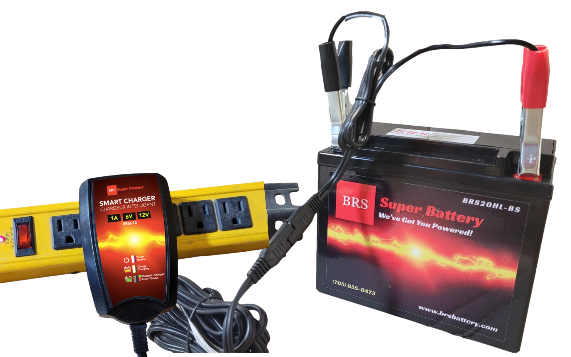High Performance BRS9-BS 2 Year Warranty & Smart Charger / Maintainer Combo Bundle Kit 12v Sealed AGM PowerSports Battery - www.Shopthatapp.com #
