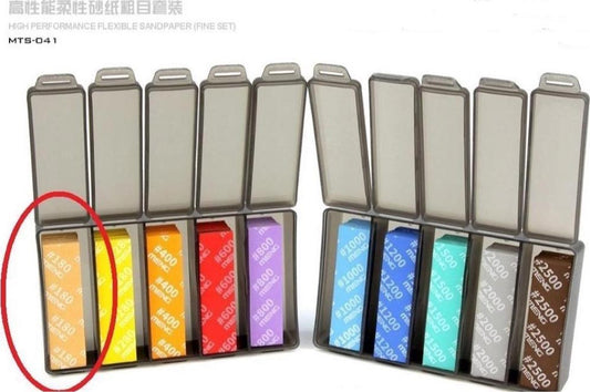 High Performance Flexible Sandpaper (Fine Refill Pack) 180mm - www.Shopthatapp.com #