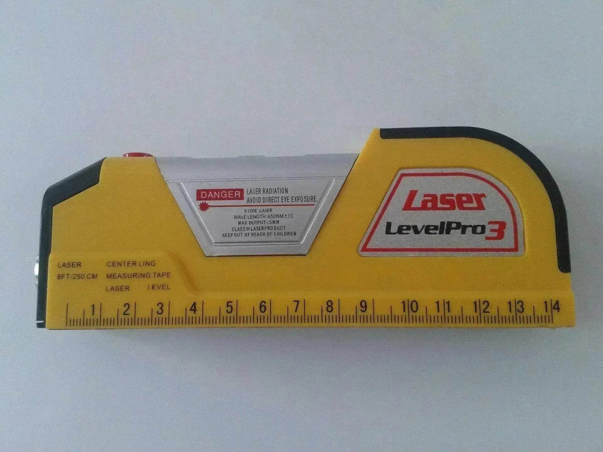 High Quality Plastic Laser Measuring Level Tool - www.Shopthatapp.com #