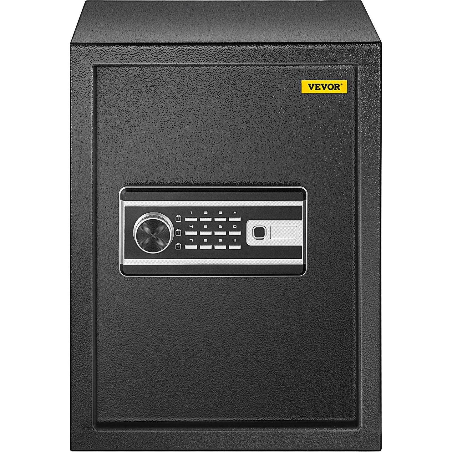 High Security Safe Box, 2.1 CU.FT Fingerprint Safe Box 2 Keys & Digital Keypad, Q235 Steel Safe Box - www.Shopthatapp.com #