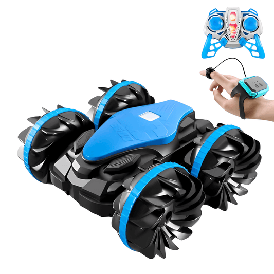High-Tech 2.4G Amphibious Stunt RC Car - Double-Sided Tumbling | KidsToyLover - www.Shopthatapp.com #