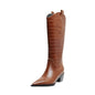 High Top Martin Boots All-match Lattice Riding Boots Women's Boots - www.Shopthatapp.com