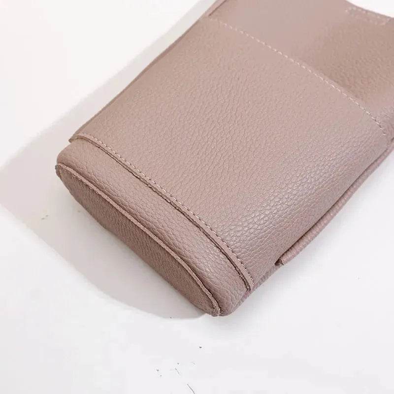 High-grade Soft Leather Mobile Phone Bag Female Mini Crossbody bag - www.Shopthatapp.com #