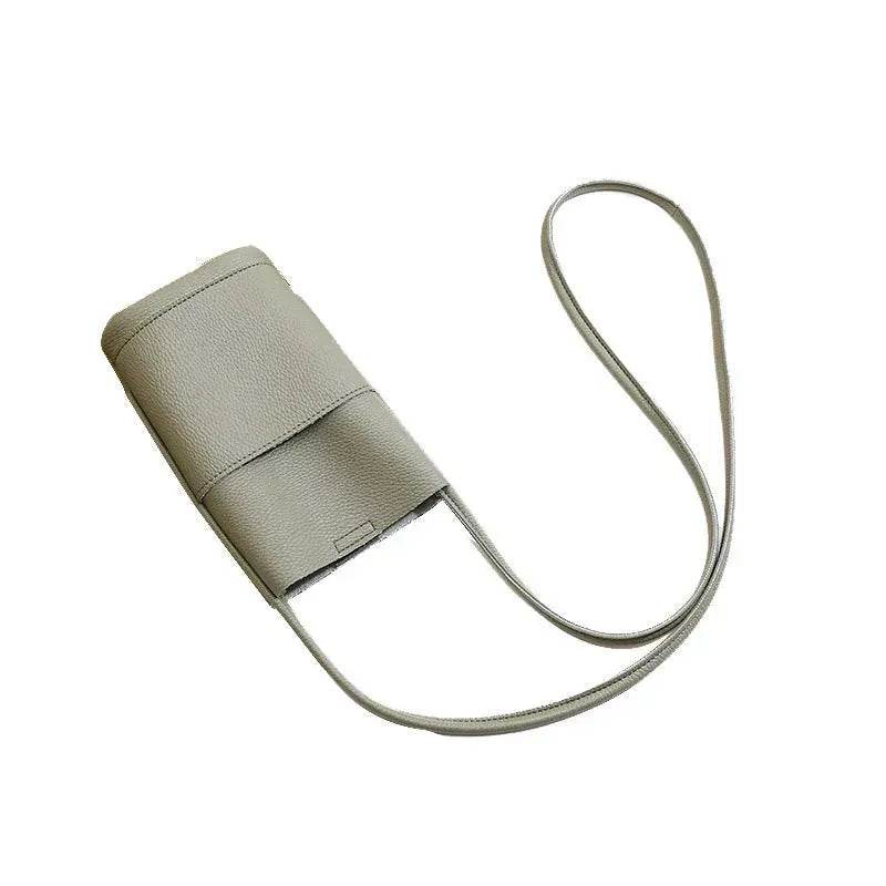 High-grade Soft Leather Mobile Phone Bag Female Mini Crossbody bag - www.Shopthatapp.com #