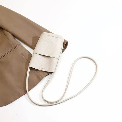 High-grade Soft Leather Mobile Phone Bag Female Mini Crossbody bag - www.Shopthatapp.com #