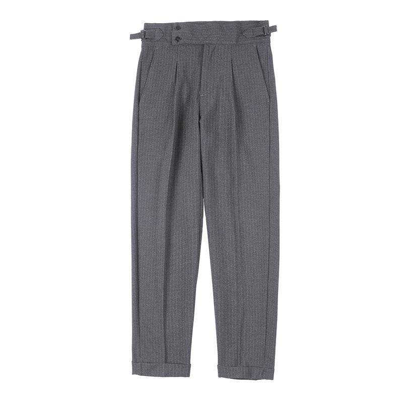High-waisted Trousers Business Work Chinos trouser for men - www.Shopthatapp.com #