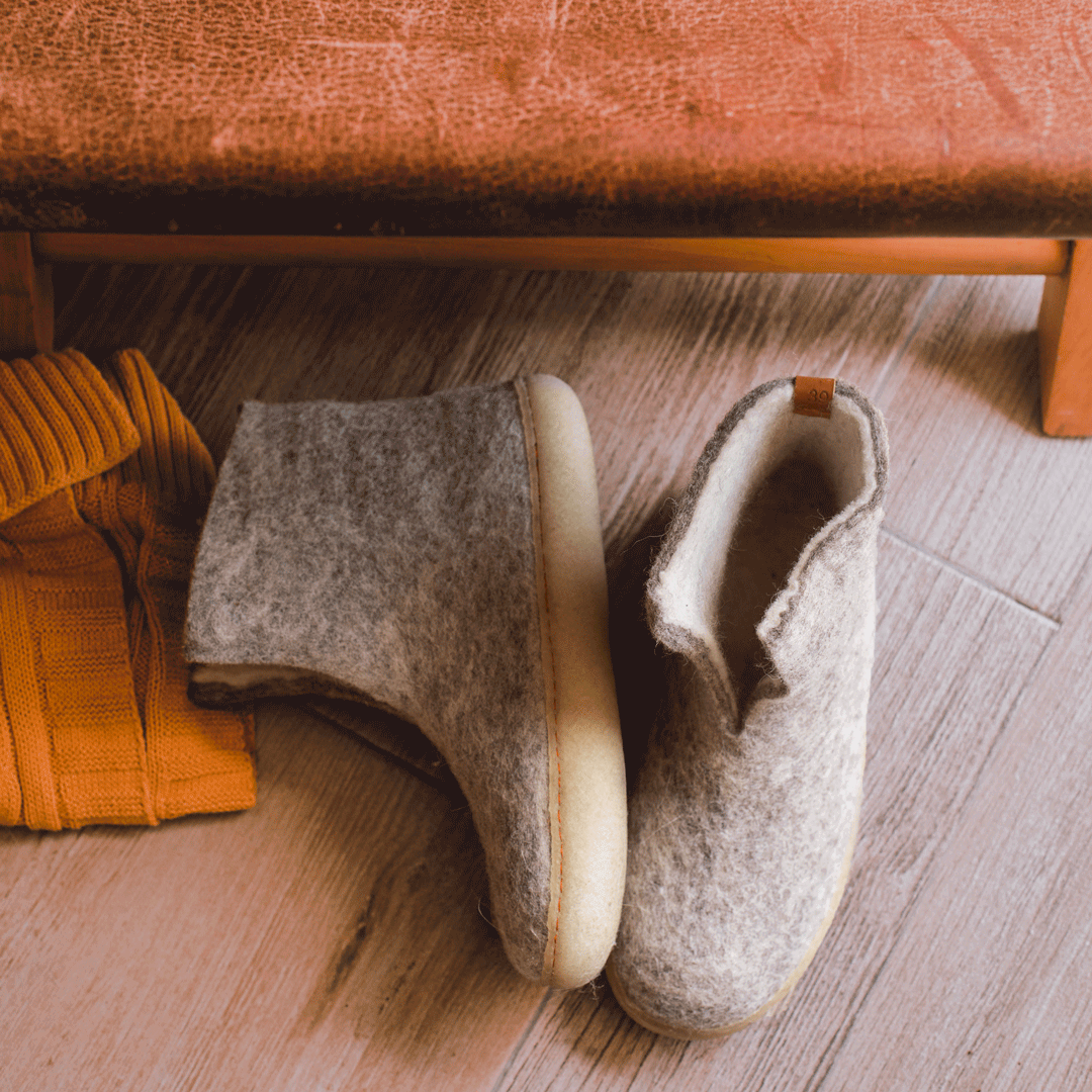 High Boot - Grey with Rubber-Men’s shoes-www.Shopthatapp.com-Betterfelt Canada