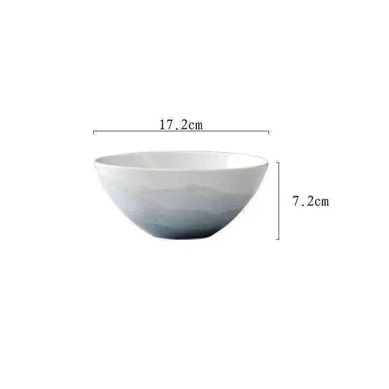 Home Creative Gradient Nordic Ceramic Plate Set - www.Shopthatapp.com