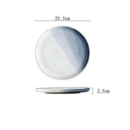 Home Creative Gradient Nordic Ceramic Plate Set - www.Shopthatapp.com