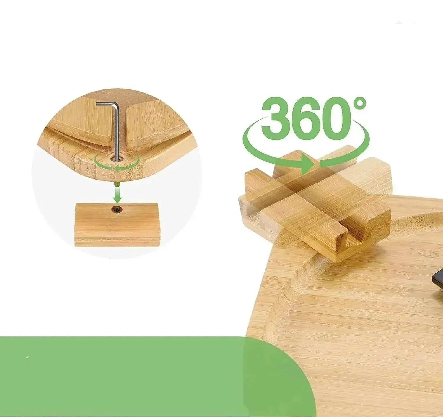 Home Decor Bamboo Sofa Portable Folding Tray - www.Shopthatapp.com