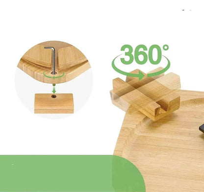 Home Decor Bamboo Sofa Portable Folding Tray - www.Shopthatapp.com