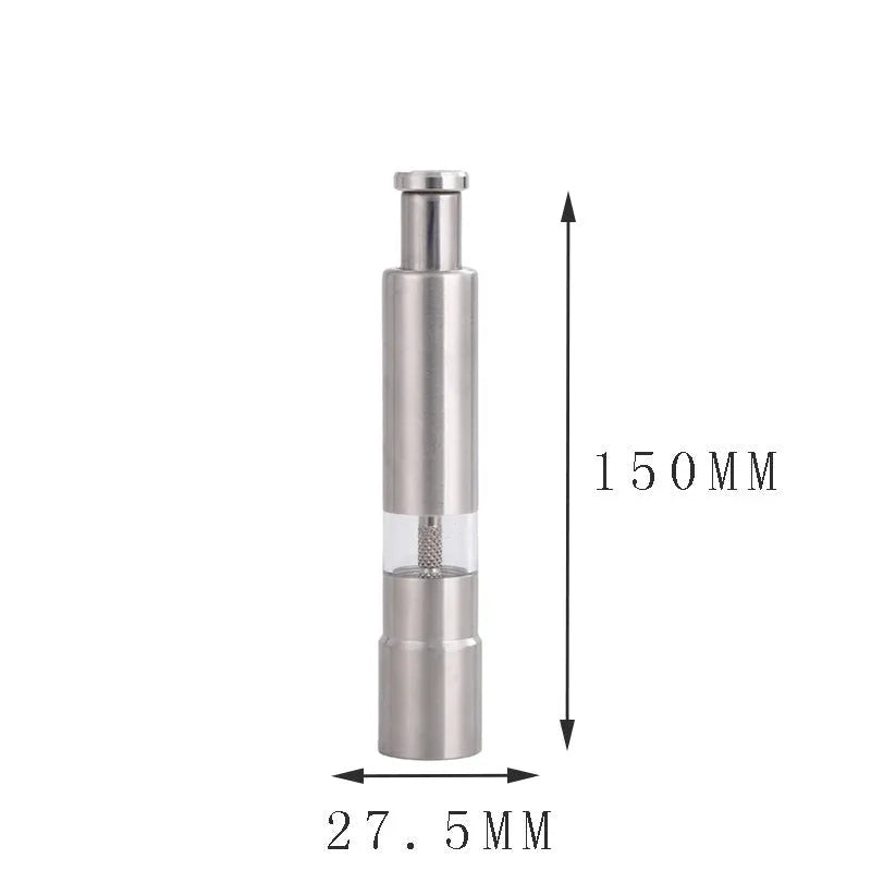 Home Fashion Stainless Steel Manual Pepper Grinder - www.Shopthatapp.com