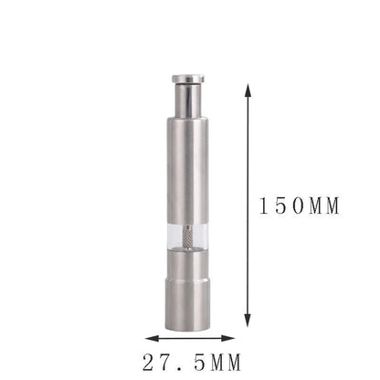 Home Fashion Stainless Steel Manual Pepper Grinder - www.Shopthatapp.com
