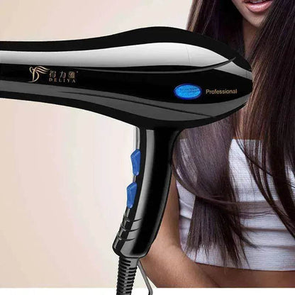 Home Hairdressing High-Power Blue Light Negative Ion Hair Dryer - www.Shopthatapp.com