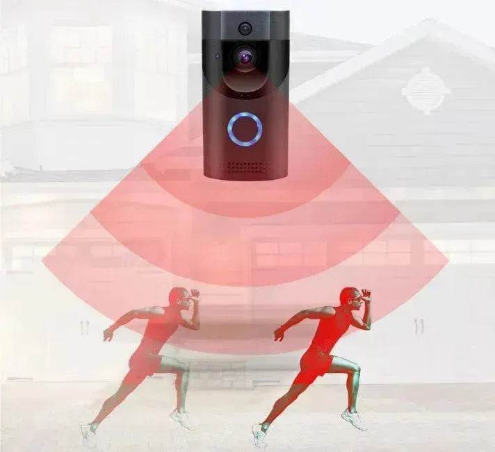 Home alarm smart wifi video doorbell wireless video intercom doorbell mobile phone remote video sea H1 program - www.Shopthatapp.com #