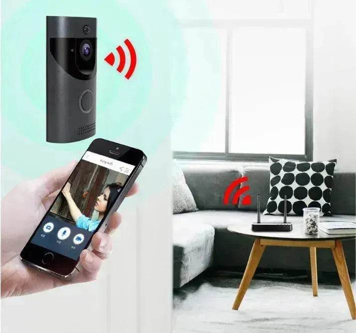 Home alarm smart wifi video doorbell wireless video intercom doorbell mobile phone remote video sea H1 program - www.Shopthatapp.com #