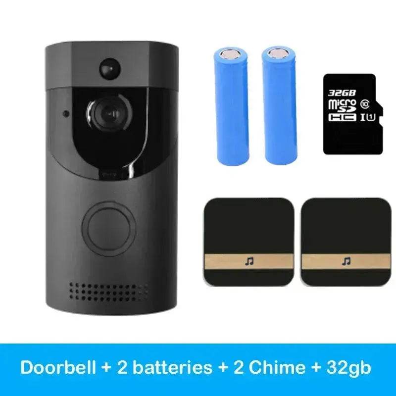 Home alarm smart wifi video doorbell wireless video intercom doorbell mobile phone remote video sea H1 program - www.Shopthatapp.com #