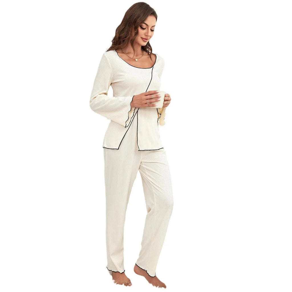 Homewear Suit Long-sleeved Pajamas For Women - www.Shopthatapp.com