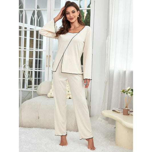 Homewear Suit Long-sleeved Pajamas For Women - www.Shopthatapp.com #