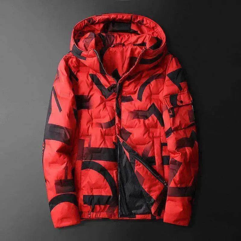 Hooded down jacket - www.Shopthatapp.com