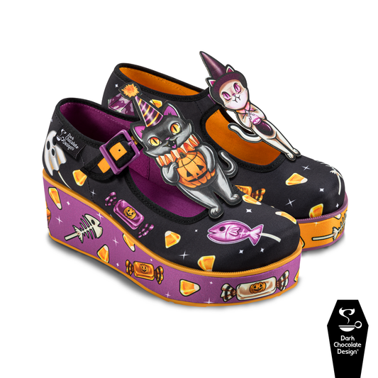Hot Chocolate Design - Trick or Kittens!-Women and girls shoes-www.Shopthatapp.com-Popping Candy