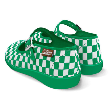 Hot Chocolate Design Checkers - Green - Www.Shopthatapp.com