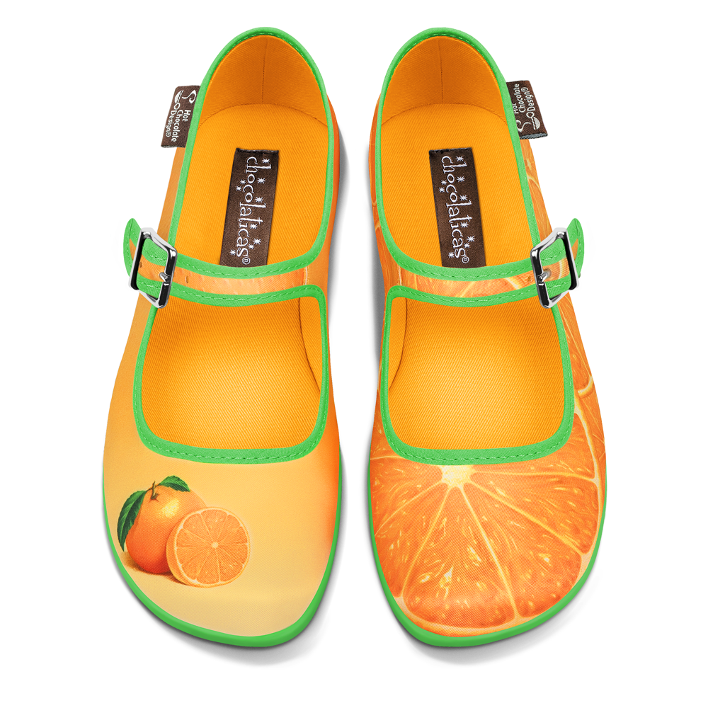 Hot Chocolate Design Orange-Women and girls shoes-www.Shopthatapp.com-Popping Candy