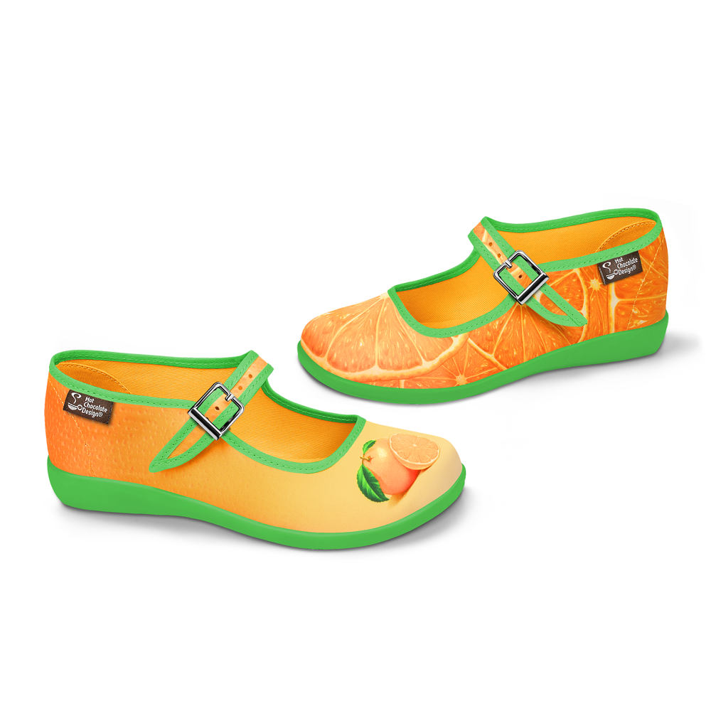 Hot Chocolate Design Orange-Women and girls shoes-www.Shopthatapp.com-Popping Candy