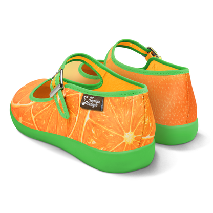 Hot Chocolate Design Orange-Women and girls shoes-www.Shopthatapp.com-Popping Candy