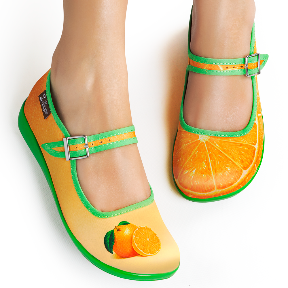 Hot Chocolate Design Orange-Women and girls shoes-www.Shopthatapp.com-Popping Candy
