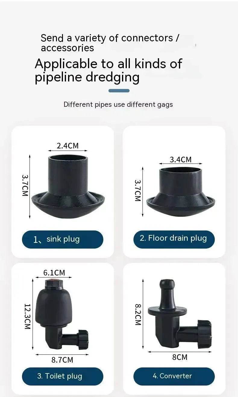 Household Kitchen Sink Toilet Blocked Pipe Unclogging Plunger. - www.Shopthatapp.com #