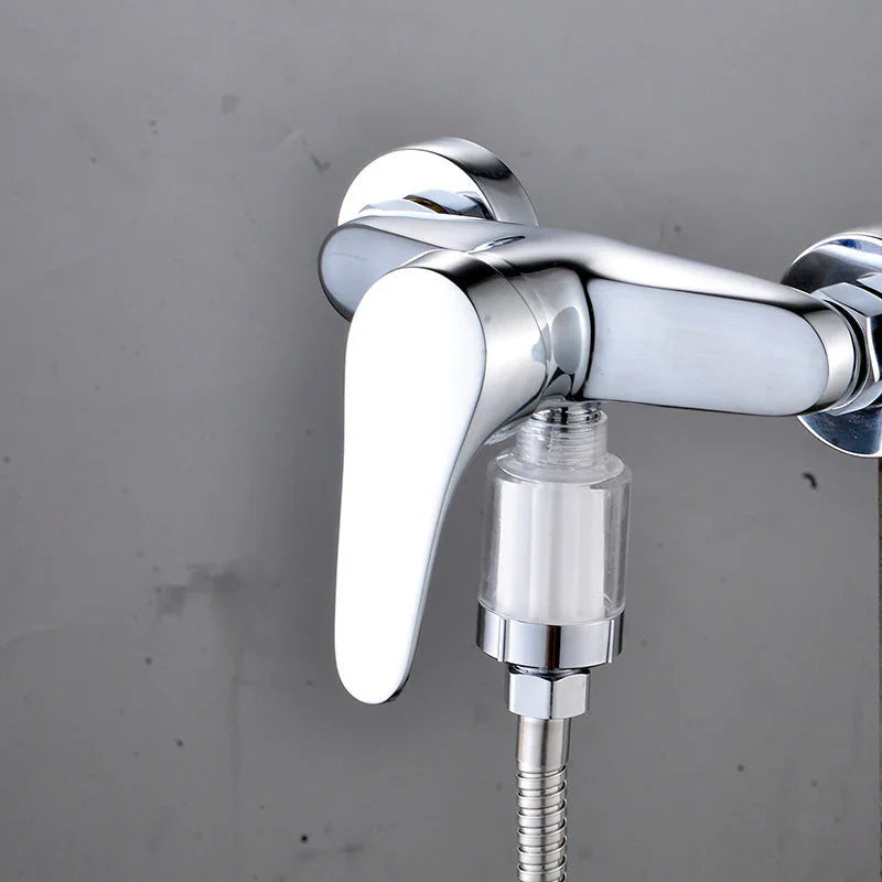 Household Silver Water Heater Shower Filter - www.Shopthatapp.com