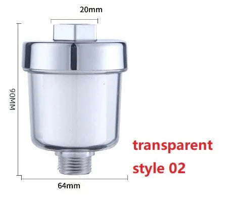 Household Silver Water Heater Shower Filter - www.Shopthatapp.com