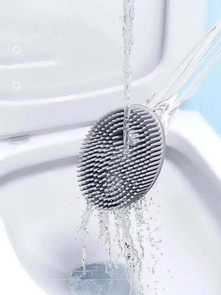Household Sturdy Bristle strong  silicone Toilet brush - www.Shopthatapp.com #
