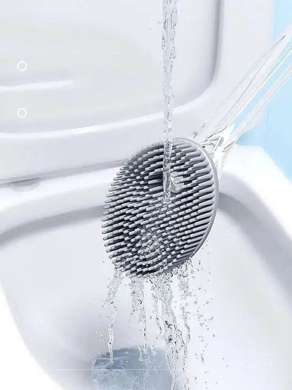 Household Sturdy Bristle strong  silicone Toilet brush - www.Shopthatapp.com #