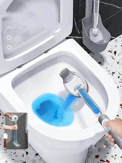 Household Sturdy Bristle strong  silicone Toilet brush - www.Shopthatapp.com #