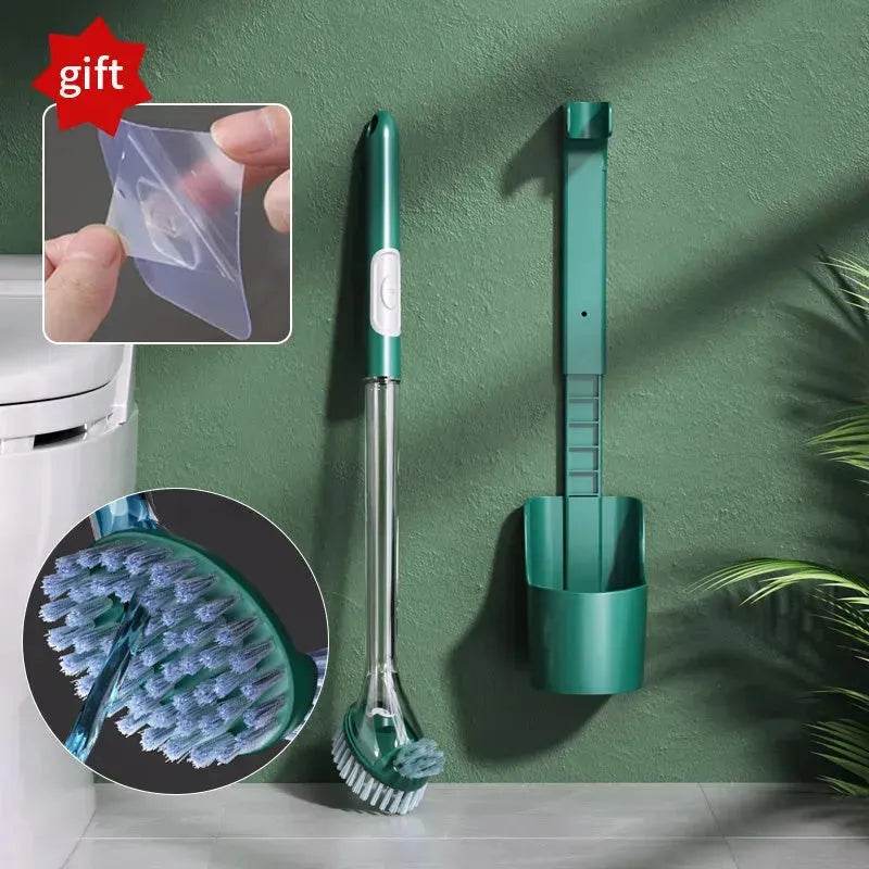 Household Sturdy Bristle strong  silicone Toilet brush - www.Shopthatapp.com #